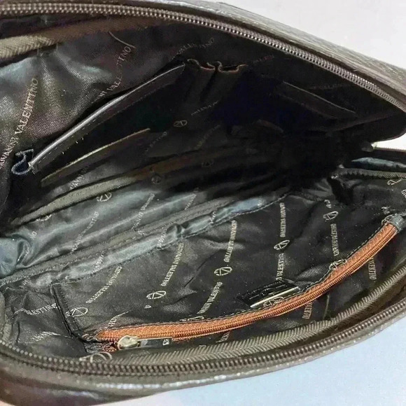 Glovanni Valentino unisex vintage brown leather wristlet clutch bag - Picture 11 of 14